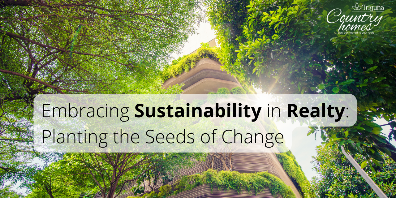 Embracing sustainability in Realty: planting the seeds of change